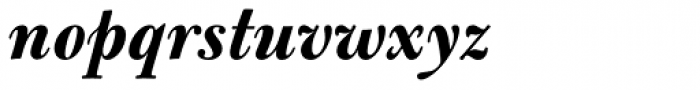 Bulmer Pro Bold Italic Font LOWERCASE