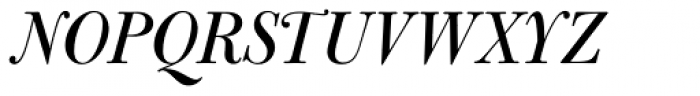 Bulmer Pro Display Italic Font UPPERCASE