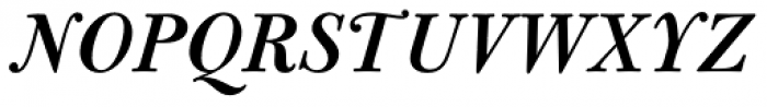 Bulmer Std SemiBold Italic Font UPPERCASE