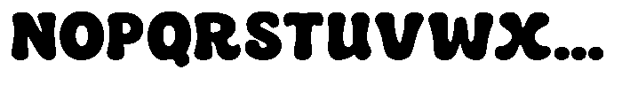 Bulona Font UPPERCASE