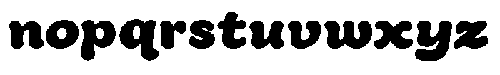 Bulona Font LOWERCASE