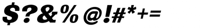 Bulwark Italic Font OTHER CHARS