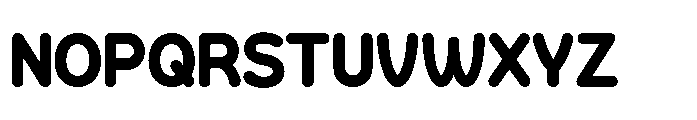 Bumblepops Font UPPERCASE