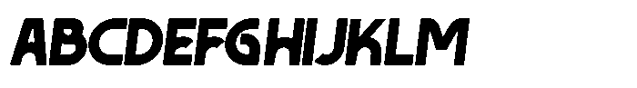 Bumi Italic Font UPPERCASE