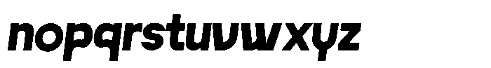 Bumi Italic Font LOWERCASE