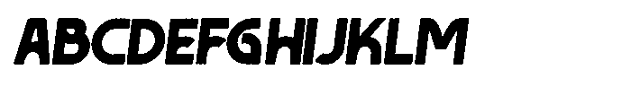 Bumi Rough Italic Font UPPERCASE