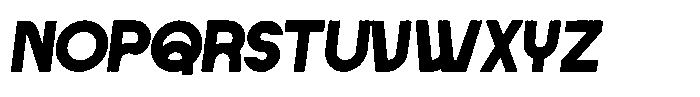 Bumi Rough Italic Font UPPERCASE