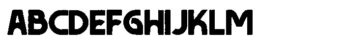 Bumi Rough Font UPPERCASE