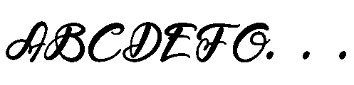Bumlay Otican Regular Font UPPERCASE