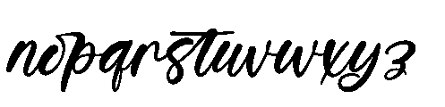 Bumlay Otican Regular Font LOWERCASE