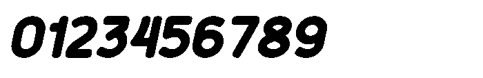 Bumora Round Black Italic Font OTHER CHARS