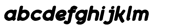 Bumora Round Black Italic FONT