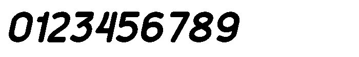 Bumora Round Bold Italic Font OTHER CHARS