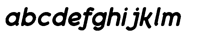 Bumora Round Bold Italic FONT