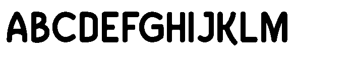 Bumora Round Bold Font UPPERCASE