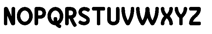 Bumora Round Extra Bold Font UPPERCASE