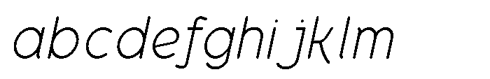 Bumora Round Extra Light Italic FONT