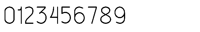 Bumora Round Extra Light Font OTHER CHARS