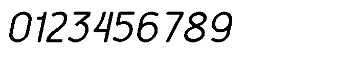 Bumora Round Italic Font OTHER CHARS