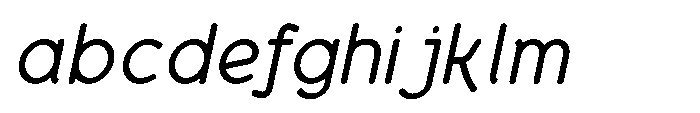 Bumora Round Italic FONT