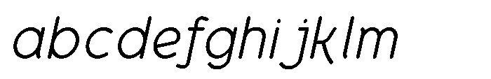 Bumora Round Light Italic FONT