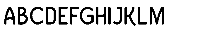 Bumora Round Medium Font UPPERCASE