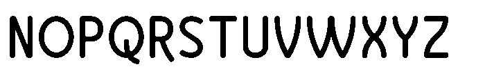 Bumora Round Medium Font UPPERCASE