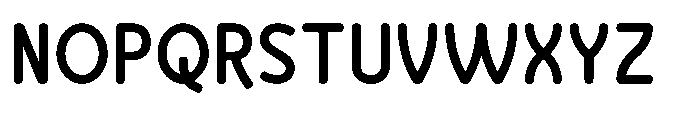 Bumora Round Semi Bold Font UPPERCASE