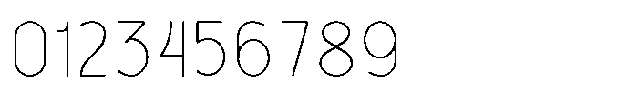 Bumora Round Thin Font OTHER CHARS