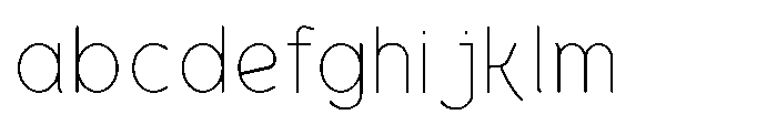 Bumora Round Thin FONT