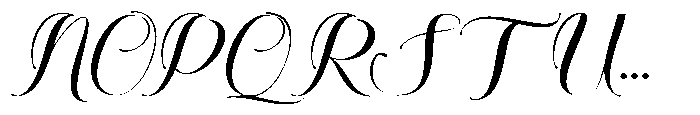 Bumpy Font UPPERCASE