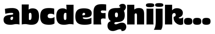 Bumsy Fancy Variable Font LOWERCASE