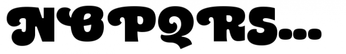 Bumsy Variable Font UPPERCASE