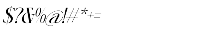 Bumteg Italic Font OTHER CHARS