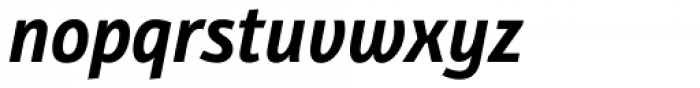 Bunaero Pro Bold Italic Font LOWERCASE
