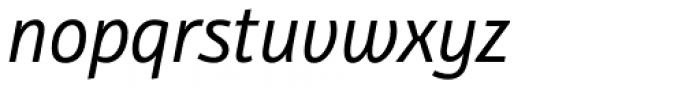 Bunaero Pro Regular Italic Font LOWERCASE