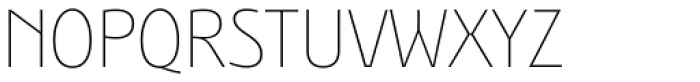 Bunaero Pro Thin Up Font UPPERCASE