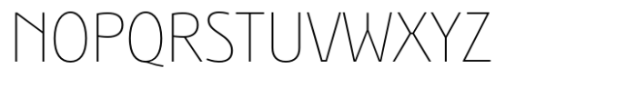 Bunaero Thin Font UPPERCASE