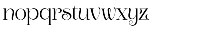 Bunga Pro Regular Font LOWERCASE
