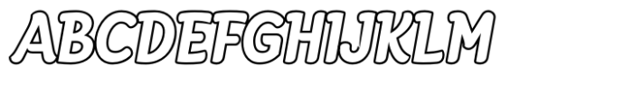 Bungalow SS Outline Font UPPERCASE