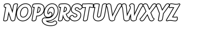 Bungalow SS Outline Font UPPERCASE