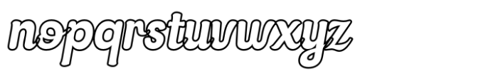 Bungalow SS Outline Font LOWERCASE