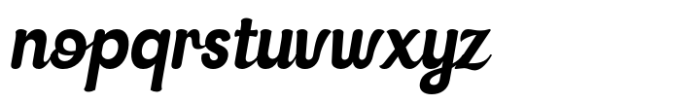 Bungalow SS Regular Font LOWERCASE