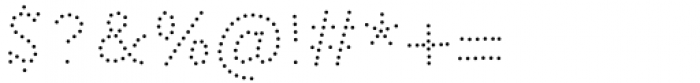 Bungker Dot Regular Font OTHER CHARS