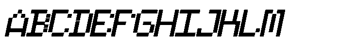 Bungkus Italic Regular Font UPPERCASE