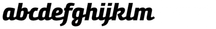 Bunita Swash ExtraBold Font LOWERCASE