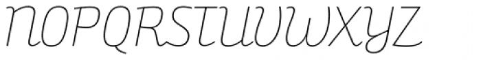 Bunita Swash Thin Font UPPERCASE