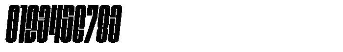 Bunke Black Italic Font OTHER CHARS