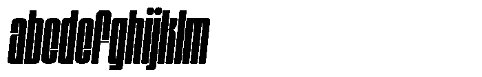 Bunke Black Italic FONT
