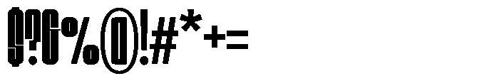 Bunke Black Font OTHER CHARS